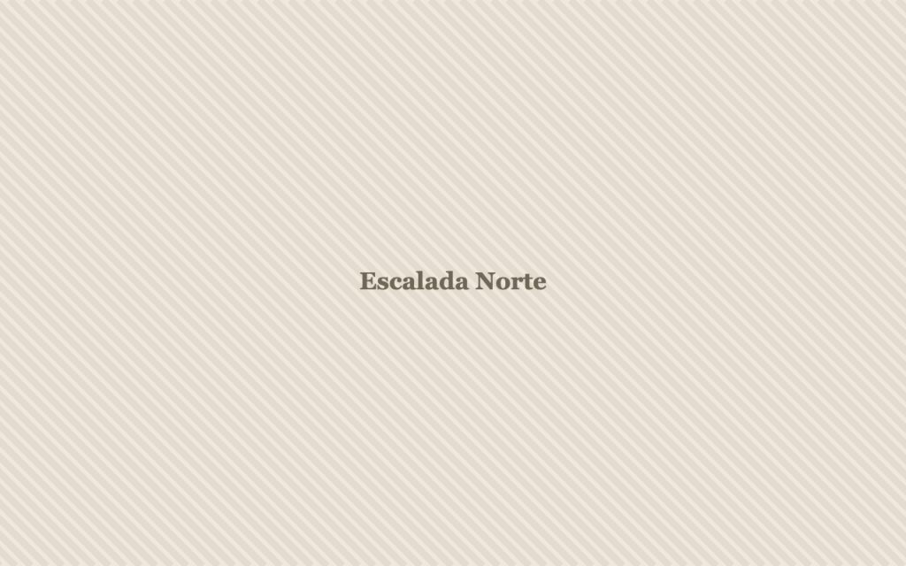 Escalada Norte
